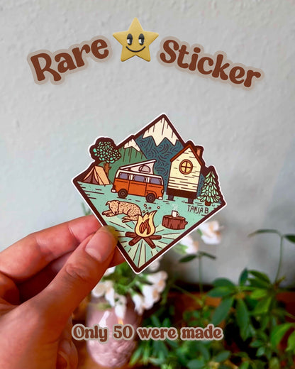 𝐍𝐄𝐖: Rare Sticker 𖦹 Break Away Camp