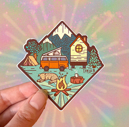 𝐍𝐄𝐖: Rare Sticker 𖦹 Break Away Camp